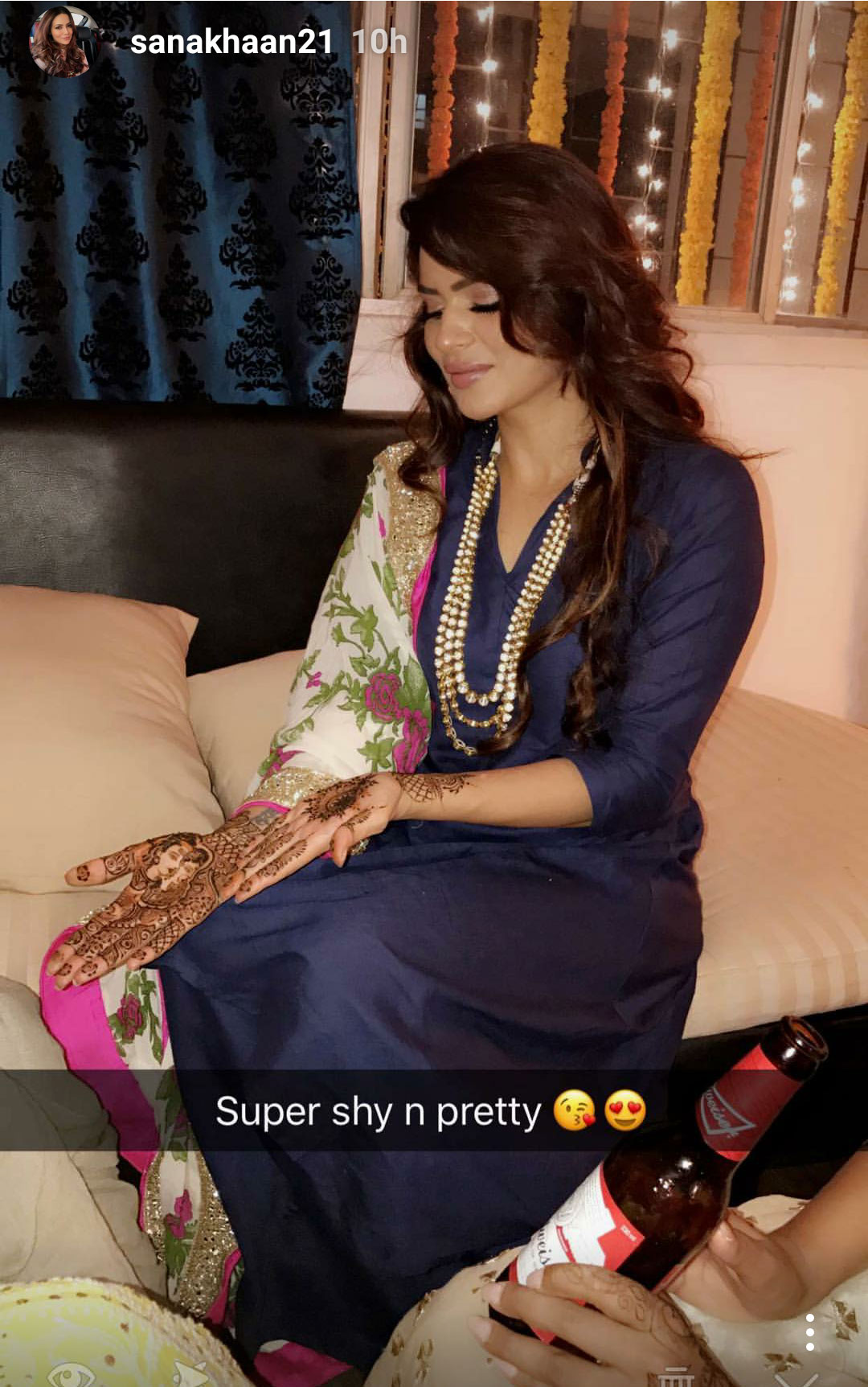 Aashka Goradia and Brent Goble Engagement