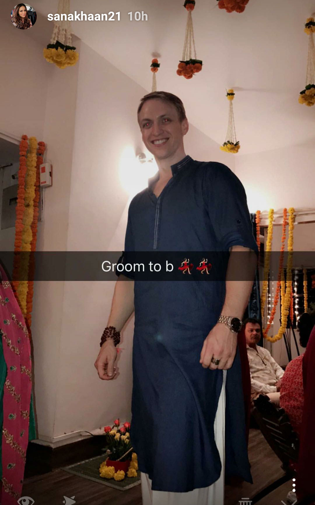Aashka Goradia and Brent Goble Engagement