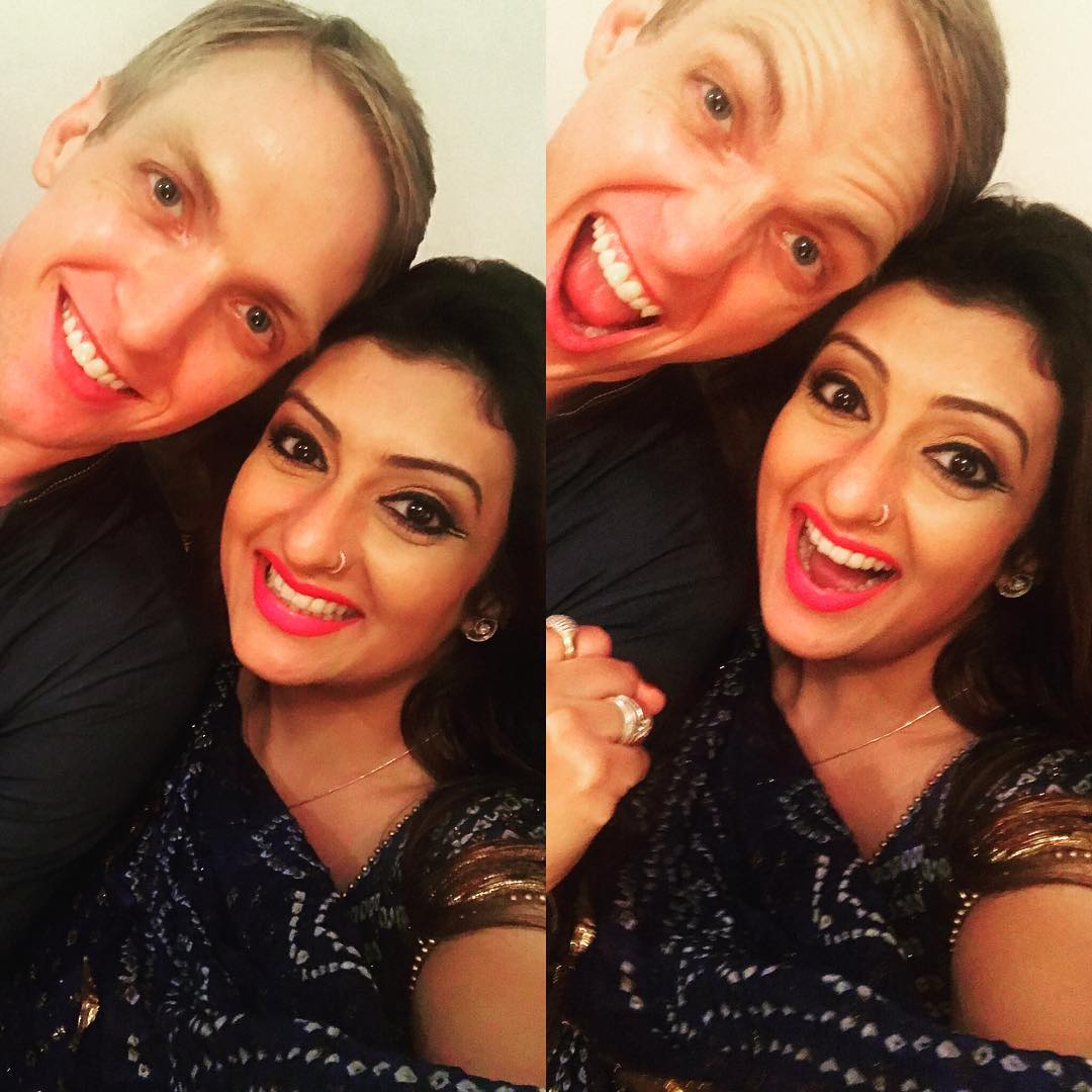 Aashka Goradia and Brent Goble Engagement