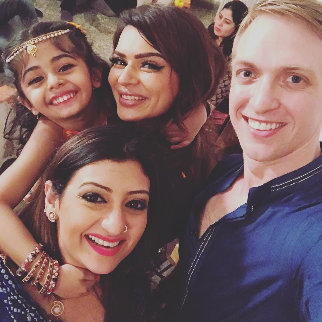 Aashka Goradia and Brent Goble Engagement
