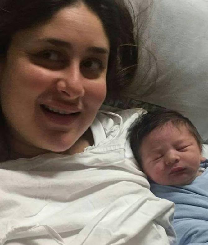 Kareena Kapoor Khan and Taimur Ali Khan