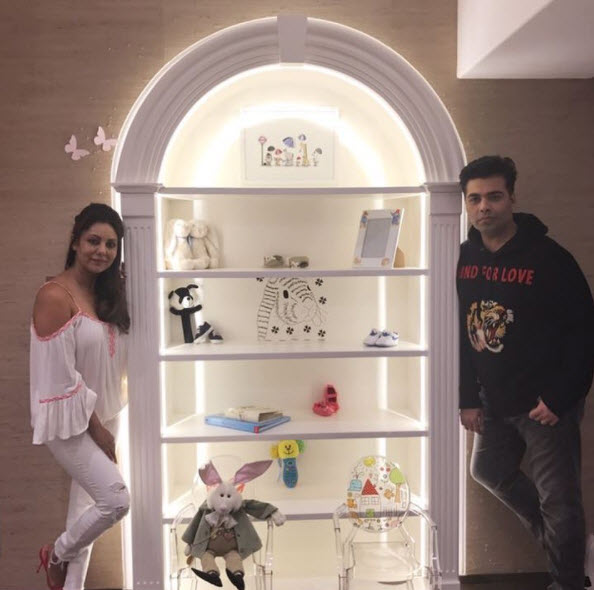 Karan Johar and Gauri Khan
