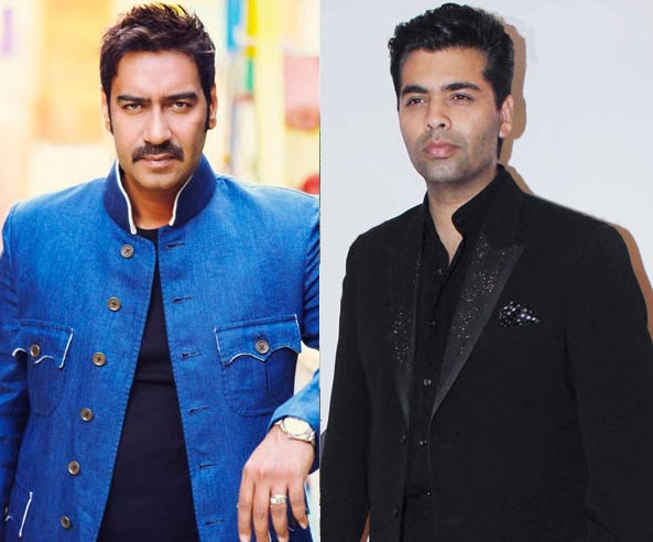 Karan Johar and Ajay Devgn