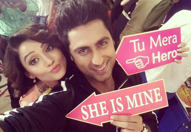 Adaa Khan and Ankit Gera