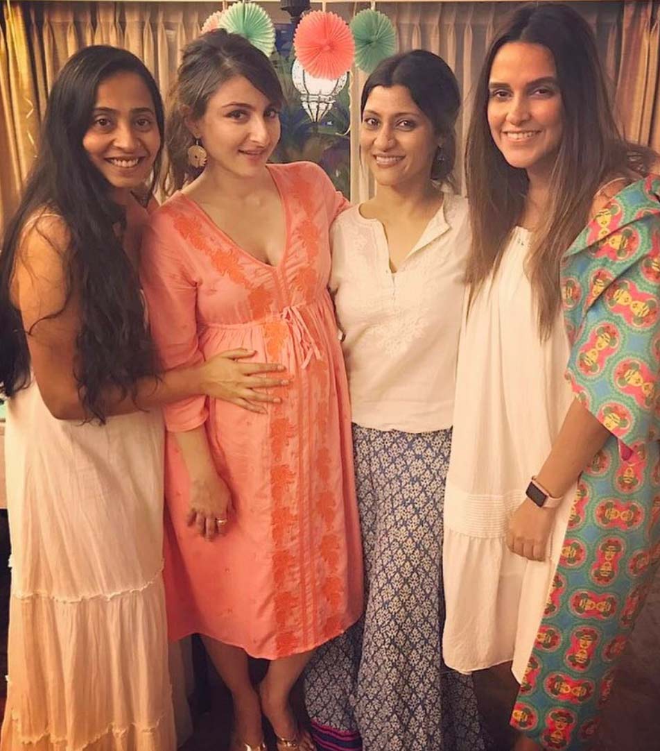 soha ali khan baby shower