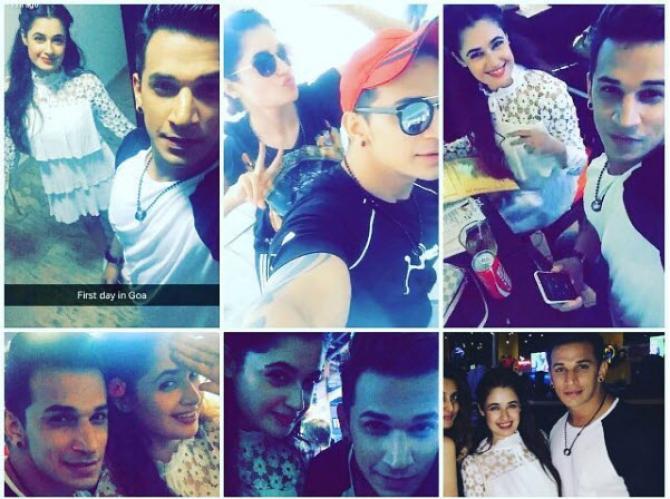 Prince Narula Yuvika Chaudhary 