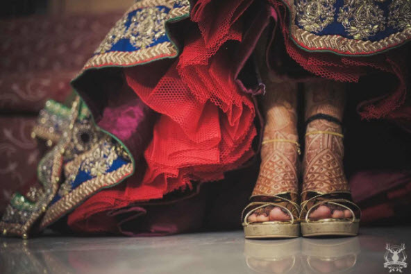 Cancan under lehenga