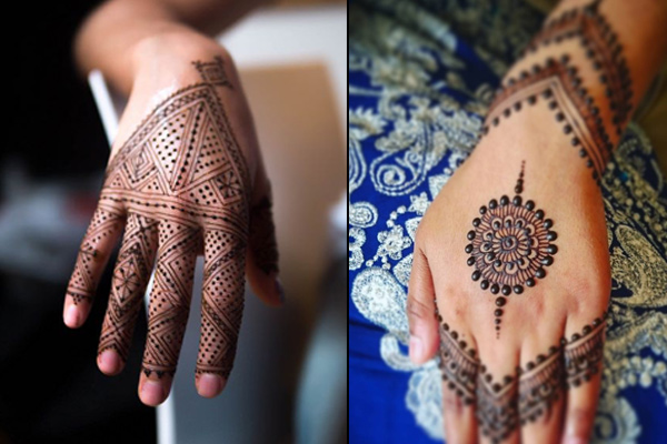 doting dots mehendi design