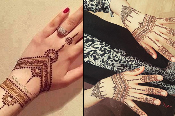 doting dots mehendi design
