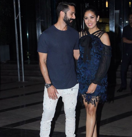 shahid mira on dinner date