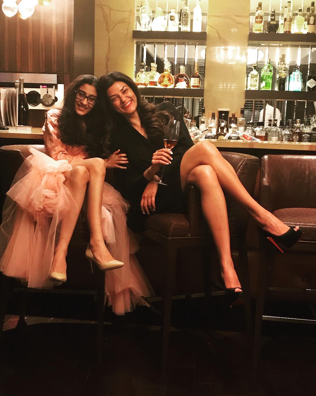 Sushmita Sen With Daughter Renee
