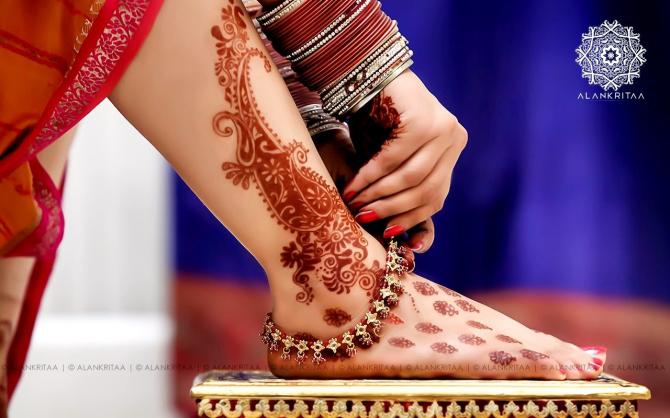 heavy mehendi designs