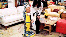 monica geller cleaning vacuum cleaner