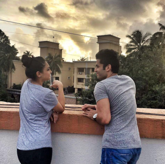 Rahul Sharma and jeena gupta