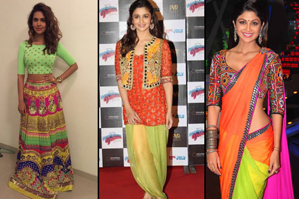 traditional look of bollywood actresses