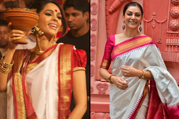 Buy Online Bengal Cotton Handloom Tant Saree Red saris In Kolkata