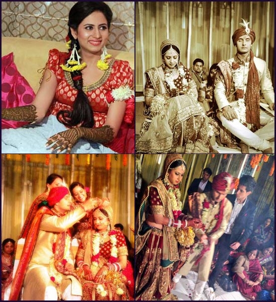 big fat indian weddings of indian television couples