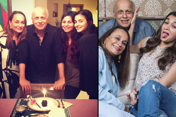 Soni Razdan and Mahesh Bhatt family
