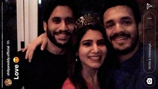 Samantha Ruth Prabhu Naga Chaitanya Pre-Wedding Party