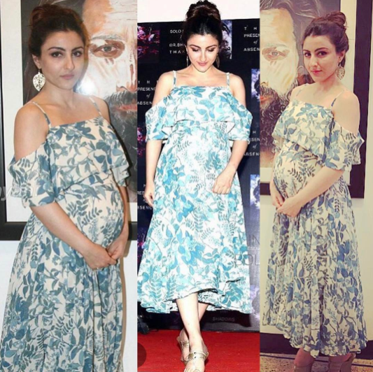 Soha ali khan pregnancy fashion