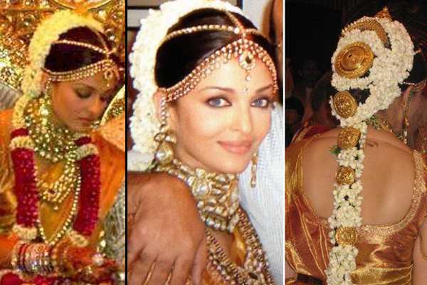 aishwarya bridal hairstyle