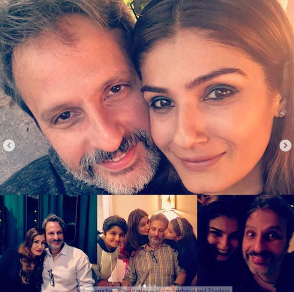 Raveena tandon birthday wish for husband anil Thadani is pure love