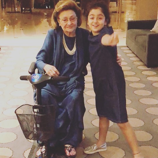 Samara Sahni and Krishna Raj Kapoor
