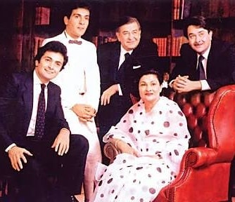 Rishi Kapoor and Randhir Kapoor