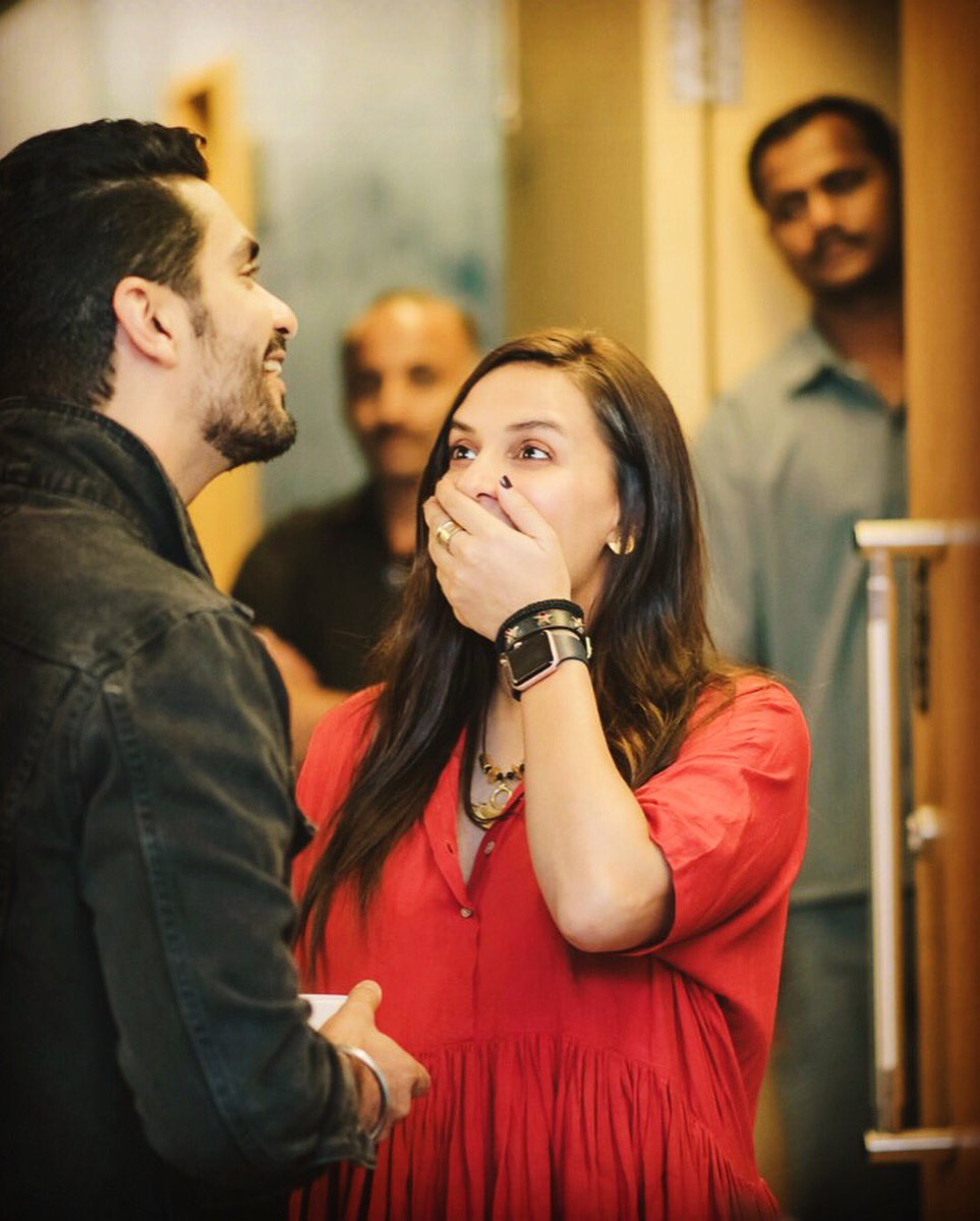 Angad Bedi and Neha Dhupia