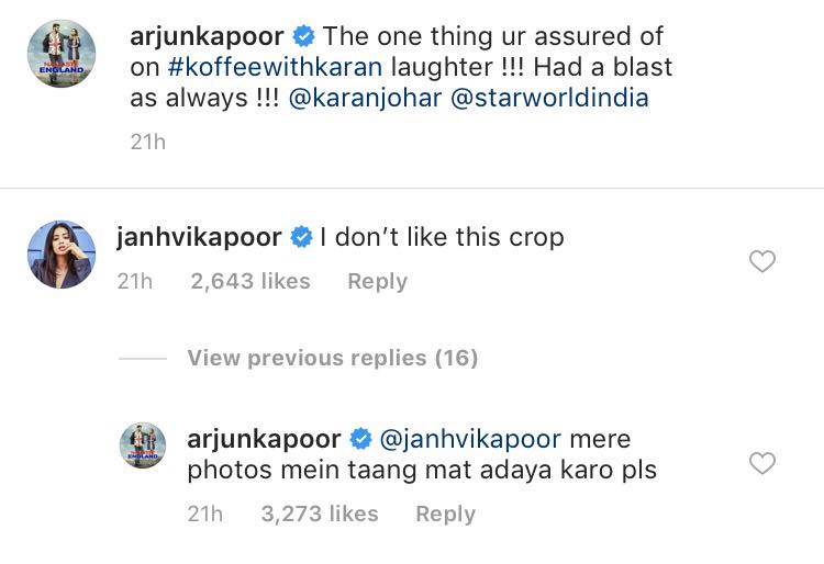Arjun Kapoor and Janhvi Kapoor