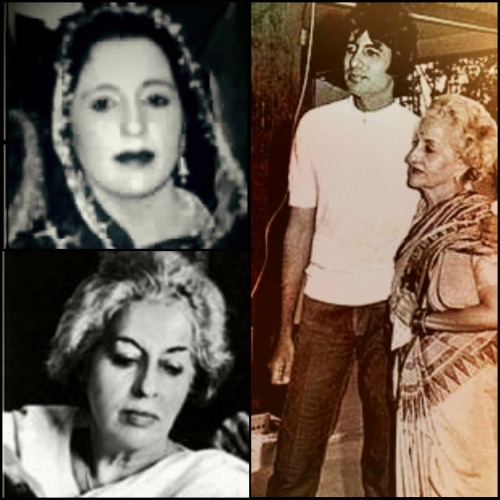 Amitabh Bachchan and Teji Bachchan