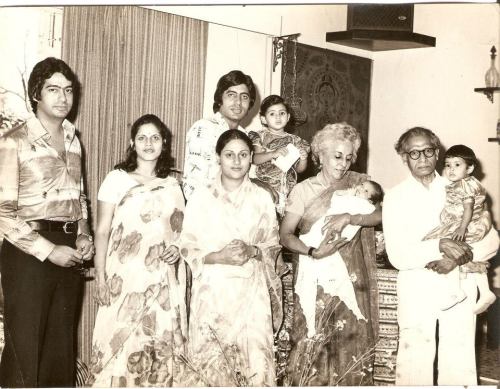 Amitabh Bachchan and Teji Bachchan