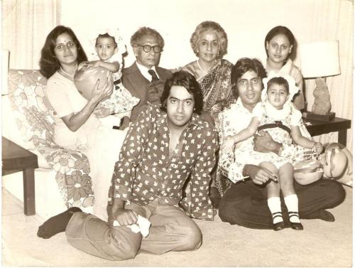 Amitabh Bachchan and Teji Bachchan