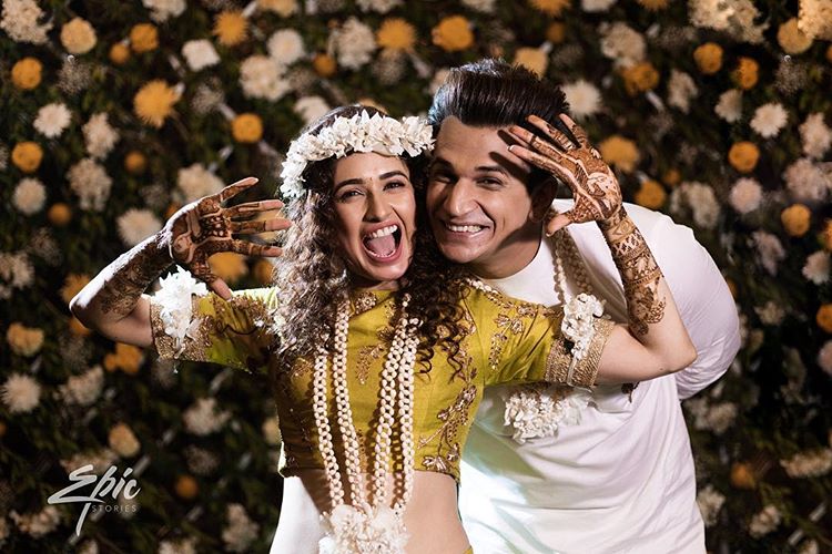 Prince Narula and Yuvika Chaudhary