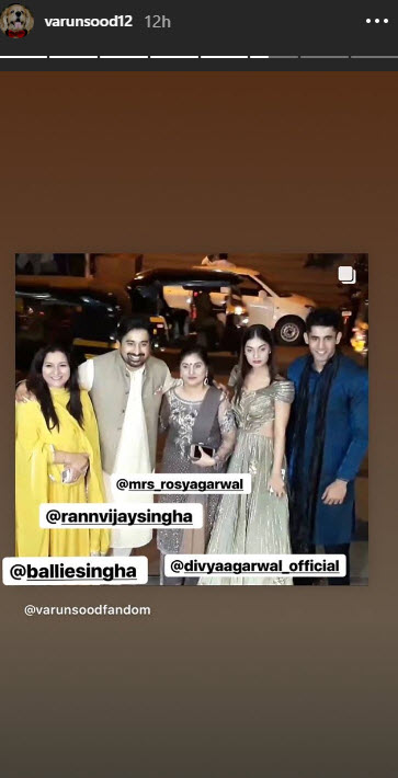 Varun Sood and Divya Agarwal at Prince-Yuvika's sangeet