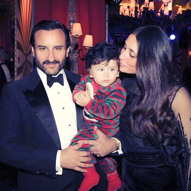 Kareena Kapoor Khan, Saif Ali Khan and Taimur Ali Khan