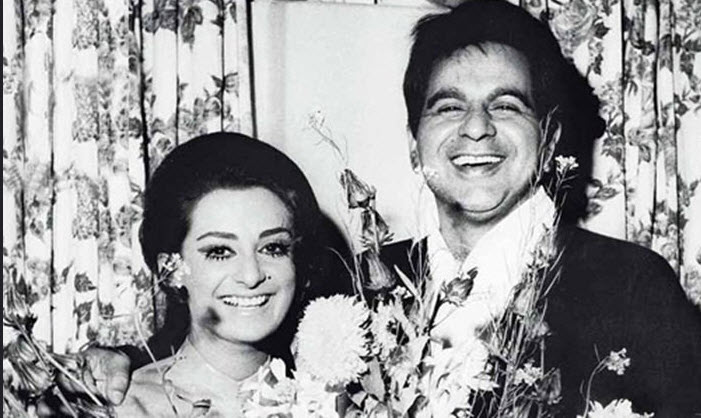 Dilip Kumar and Saira Banu 