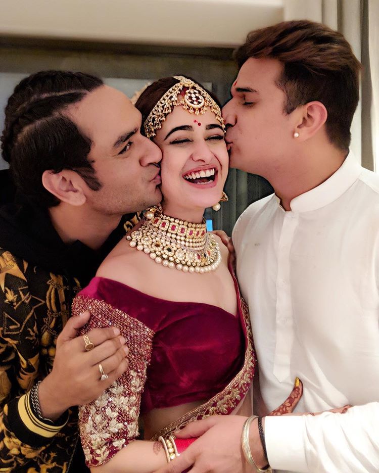 Vikas Gupta, Prince Narula and Yuvika Chaudhary