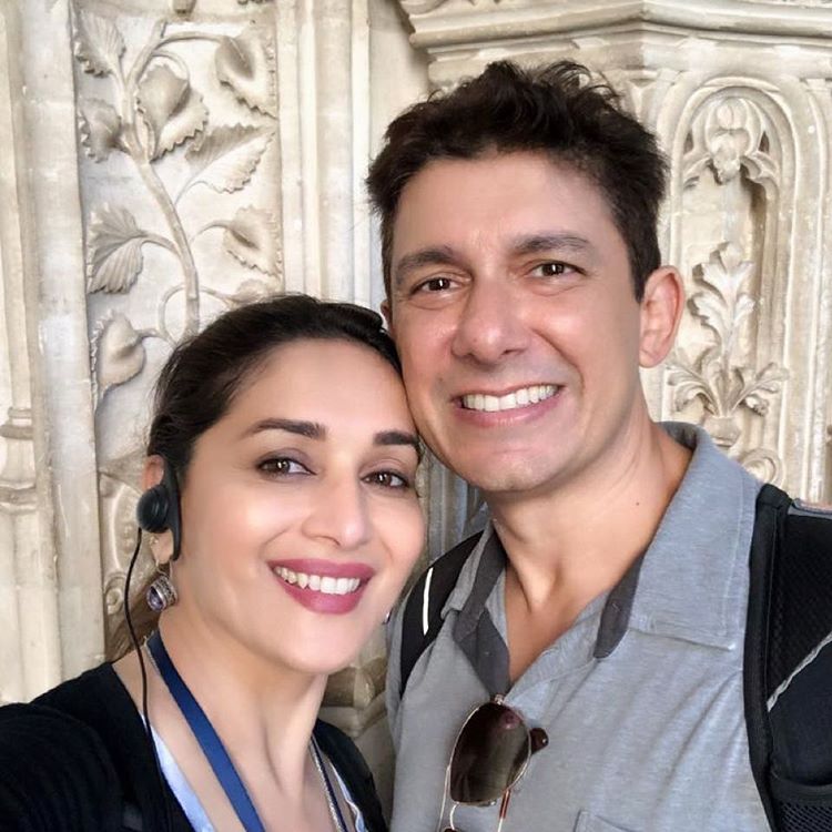 Madhuri Dixit and Sriram Nene