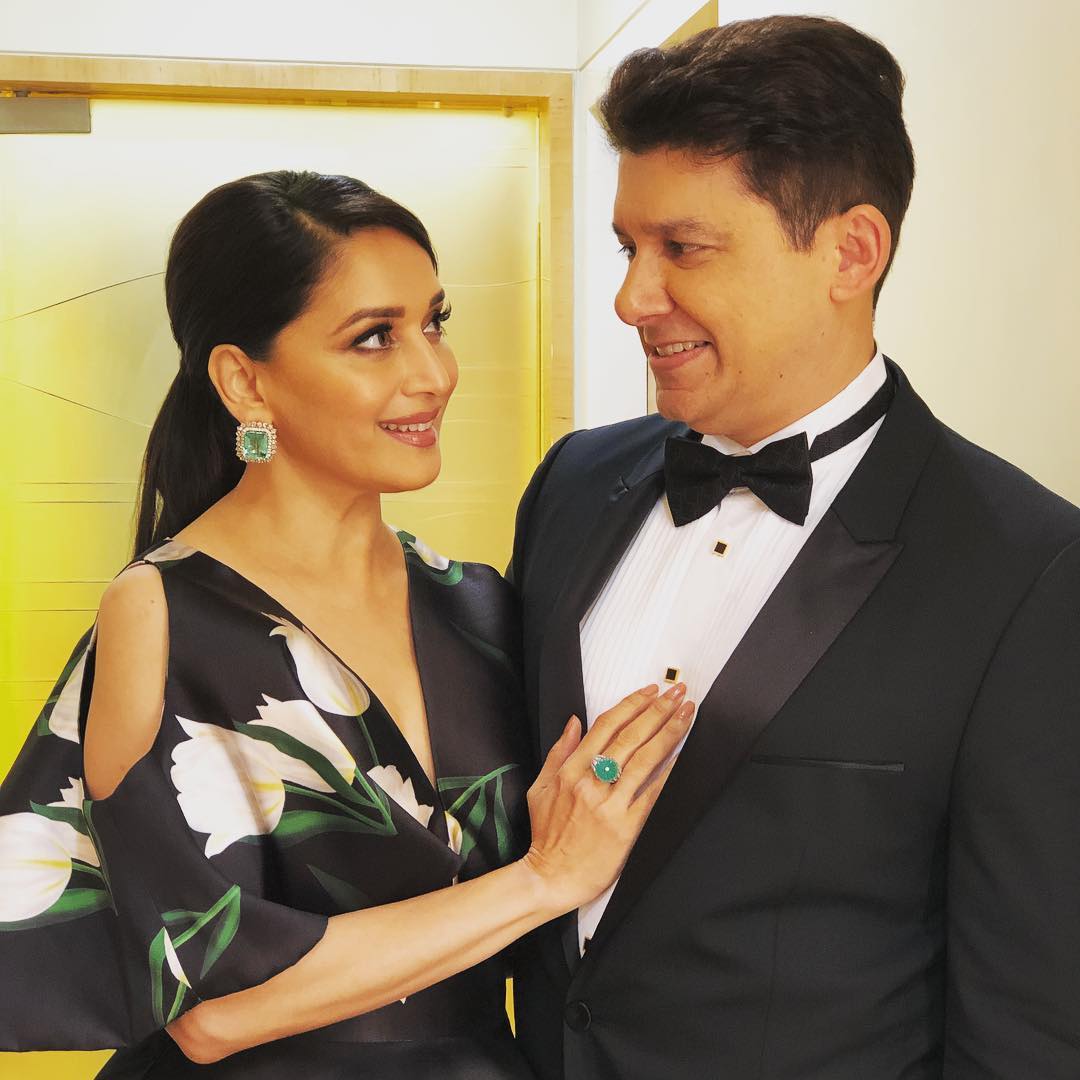 Madhuri Dixit and Sriram Nene