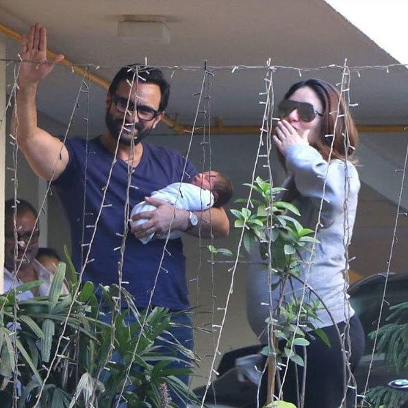 Saif Ali Khan and Taimur Ali Khan