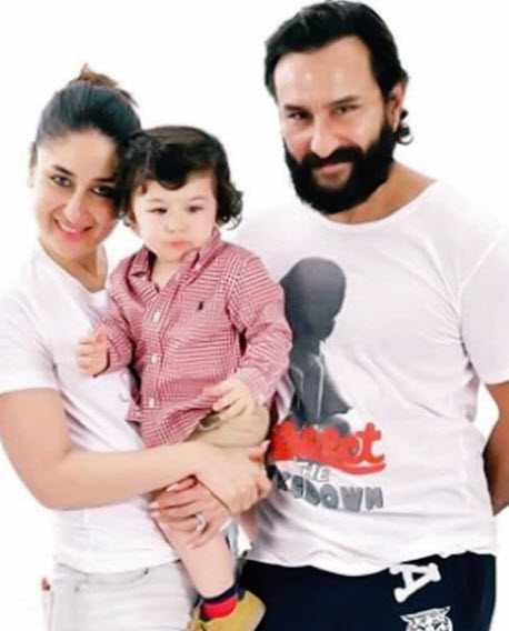 Saif Ali Khan and Taimur Ali Khan