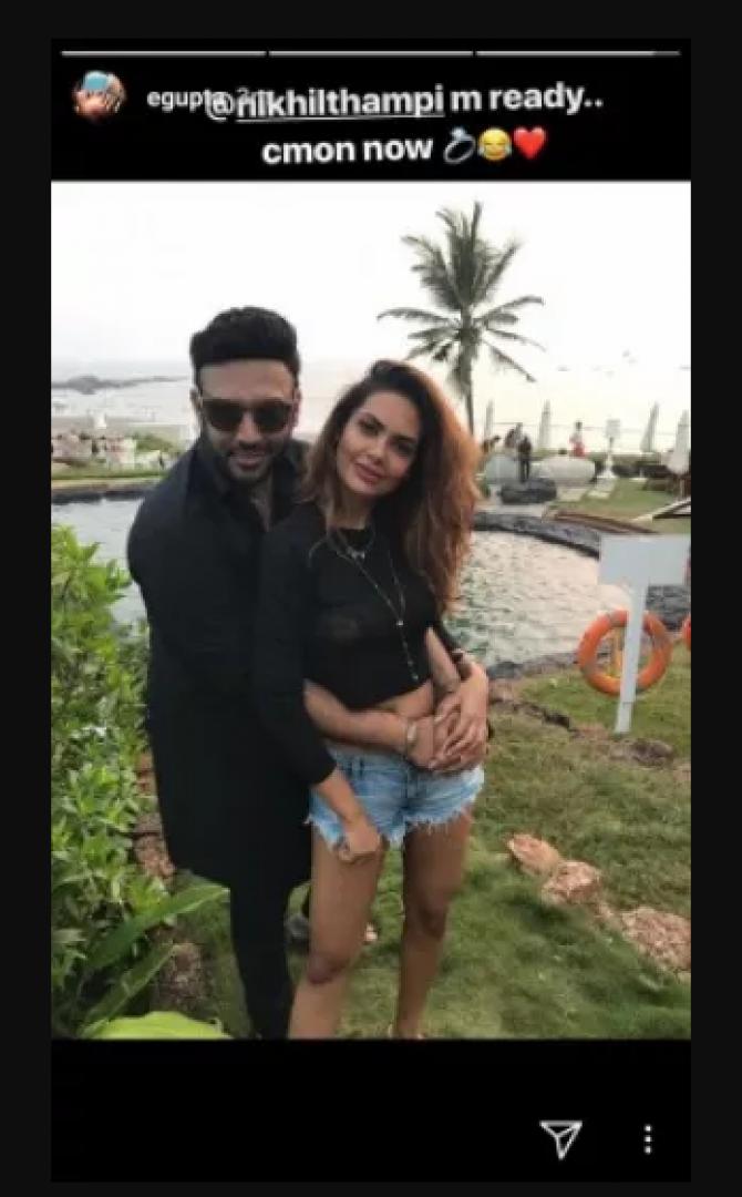 Men In Esha Gupta Life