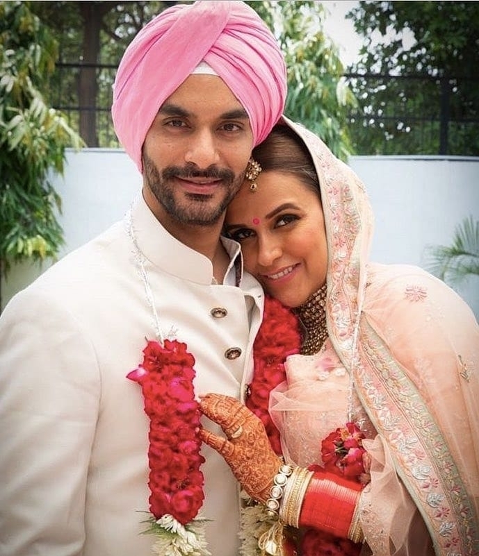 Neha Dhupia and Angad Bedi