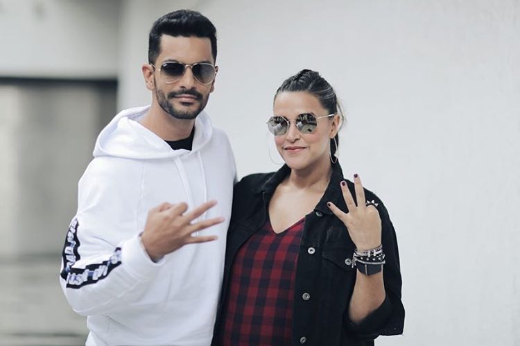 Neha Dhupia and Angad Bedi
