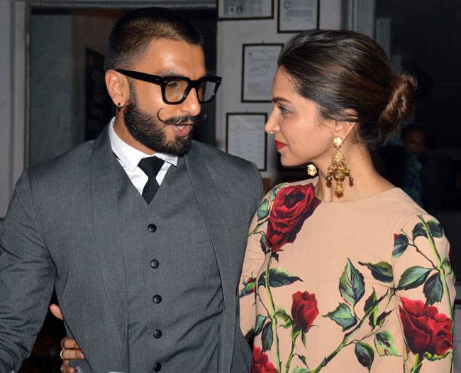 Ranveer Singh and Deepika Padukone