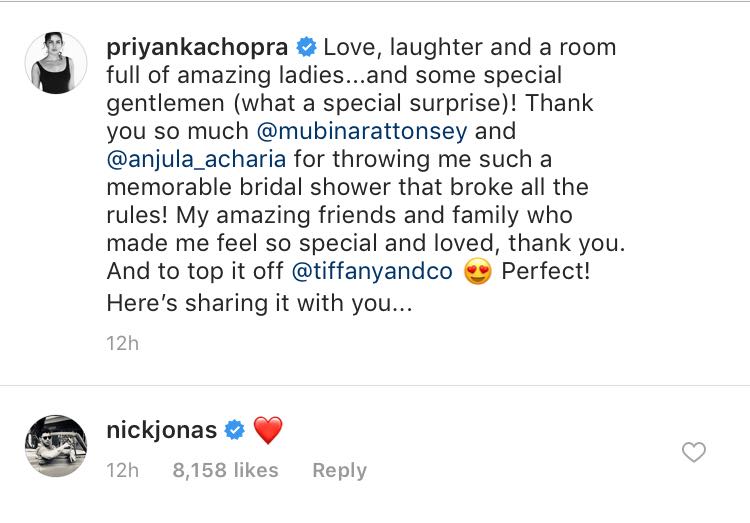 Priyanka Chopra and Nick Jonas