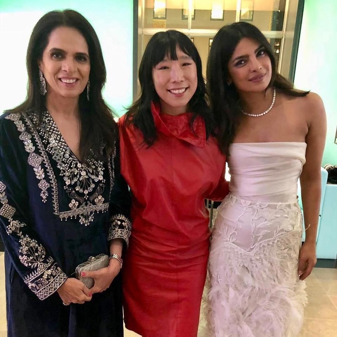 Anita Dongre and Priyanka Chopra