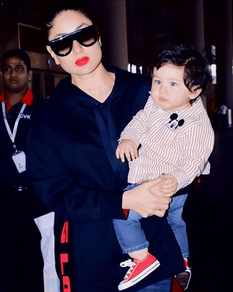 Taimur Ali Khan and Kareena Kapoor Khan