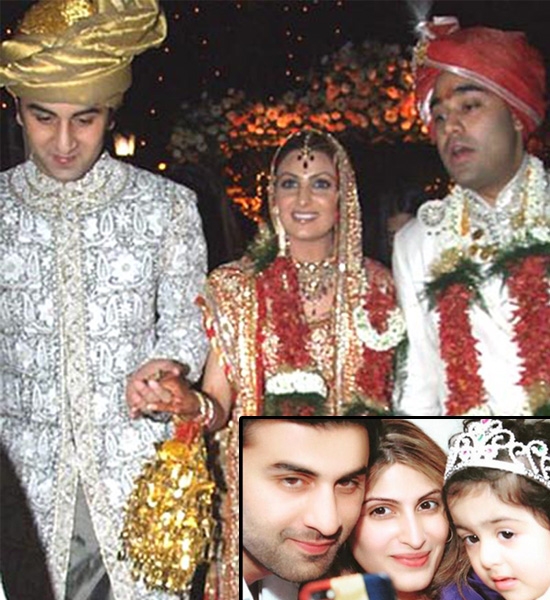 Ranbir Kapoor at Riddhima Kapoor's wedding